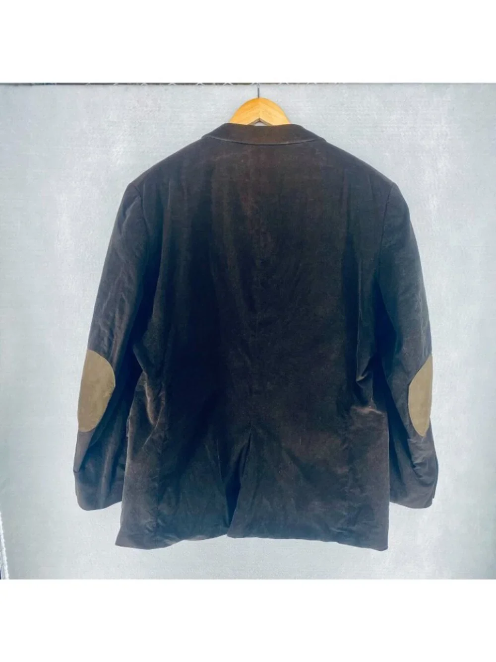 Lauren Ralph Lauren Blazer Mens 44L Brown Corduroy Sport Coat Jacket Elbow Patch